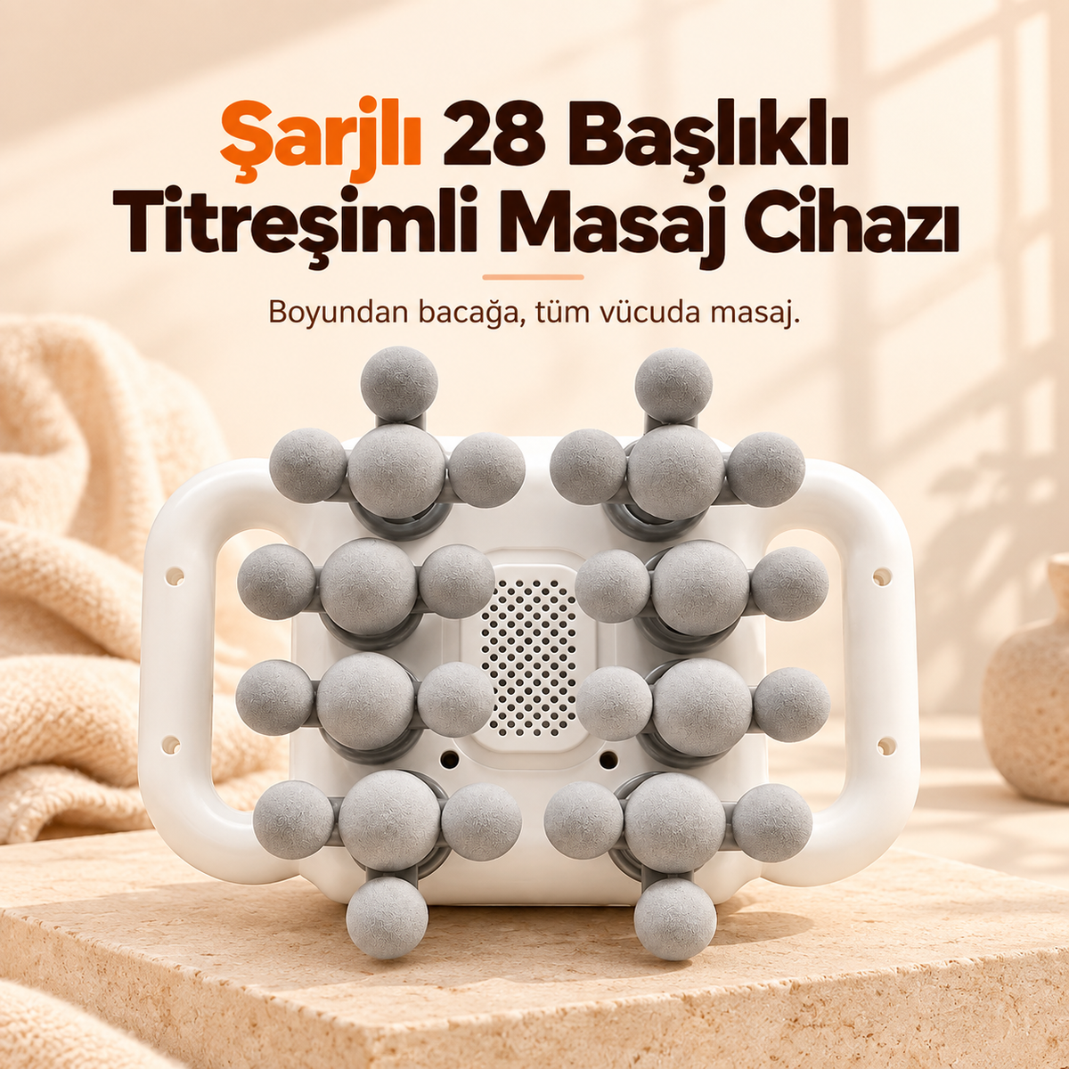 28 Başlıklı Tüm Vücut Masaj Cihazı